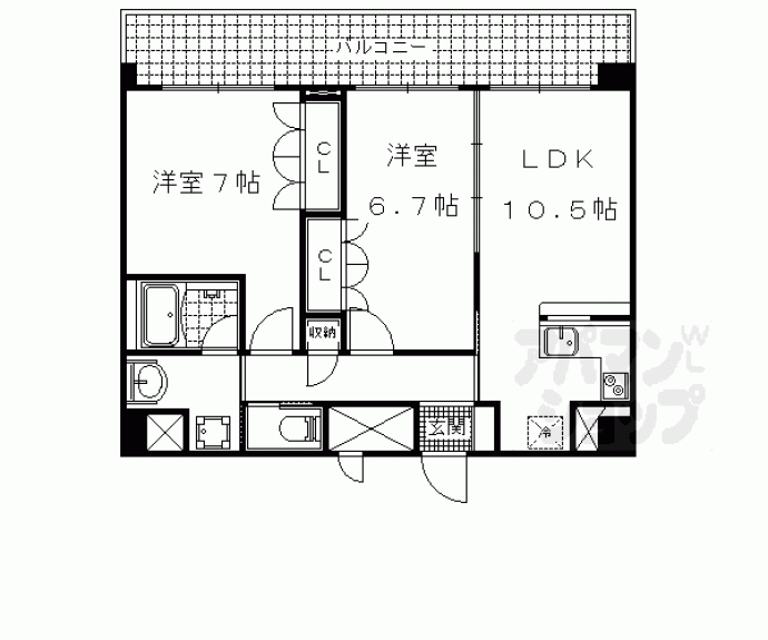 【音羽ハイツ】間取