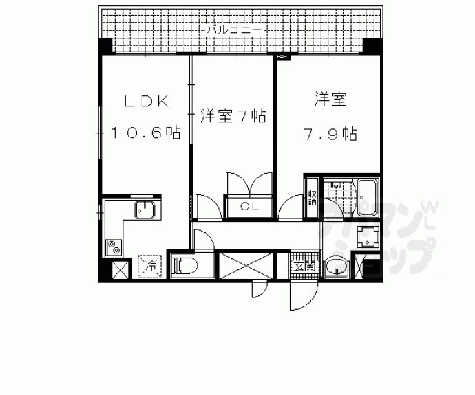 【音羽ハイツ】間取