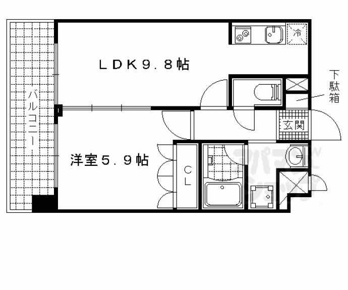 【音羽ハイツ】間取