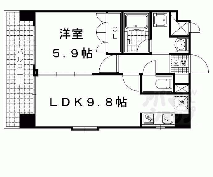 【音羽ハイツ】間取