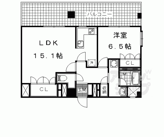 【音羽ハイツ】間取