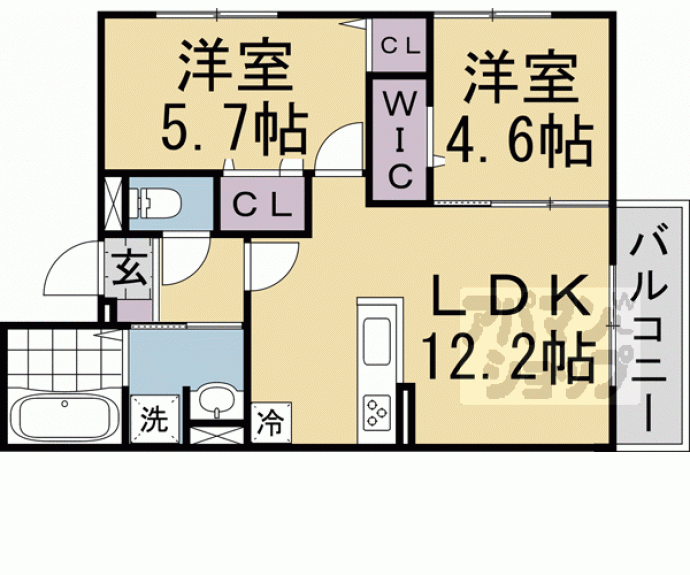 【ＣＡＳＡ上初音】間取