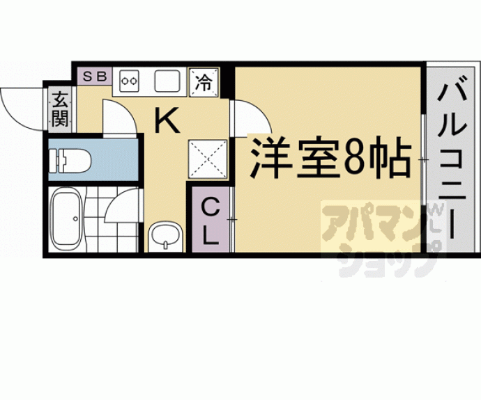 【ＢｕｒｉｌｌｉａＣｏｕｒｔ龍谷大前】間取
