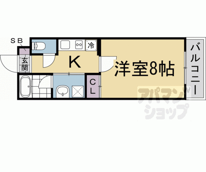 【ＢｕｒｉｌｌｉａＣｏｕｒｔ龍谷大前】間取