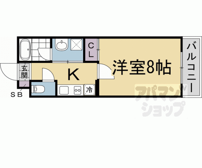 【ＢｕｒｉｌｌｉａＣｏｕｒｔ龍谷大前】間取