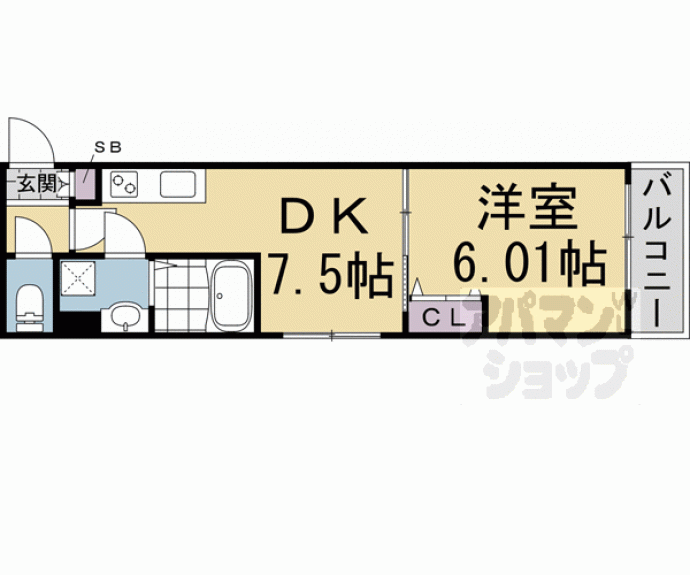 【円町レジデンスⅡ】間取