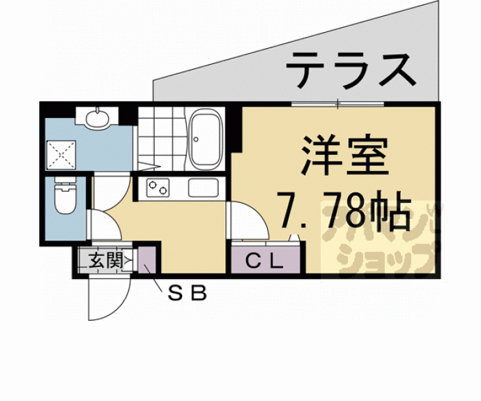 【円町レジデンスⅡ】間取