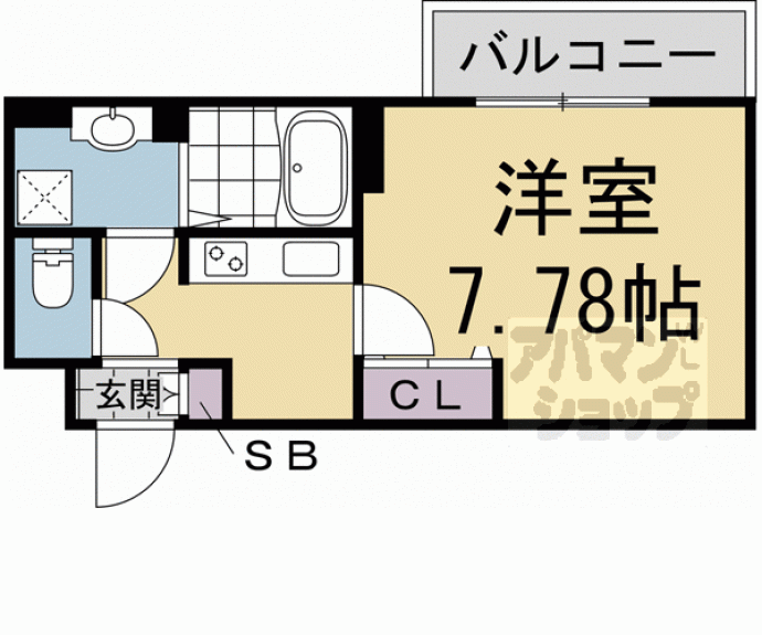 【円町レジデンスⅡ】間取