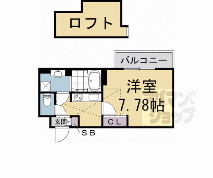 【円町レジデンスⅡ】間取