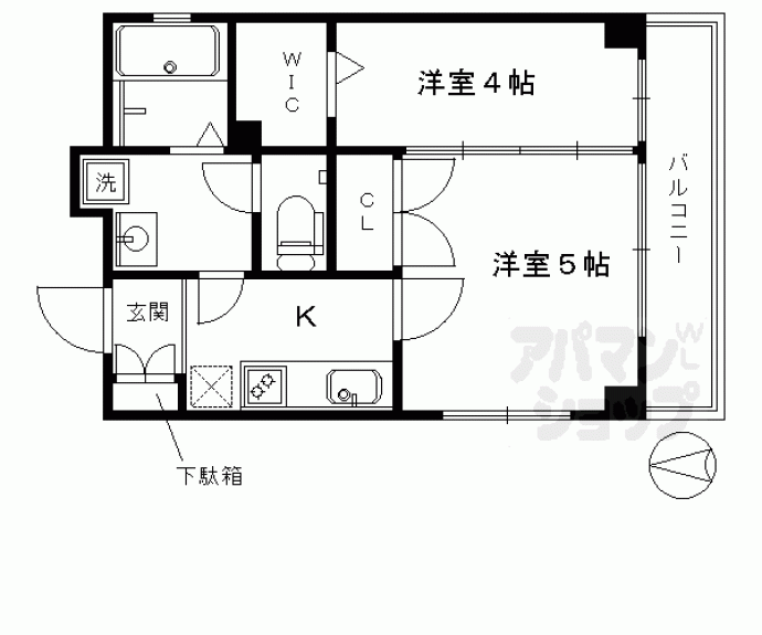 【プリシード東福寺レジデンス】間取