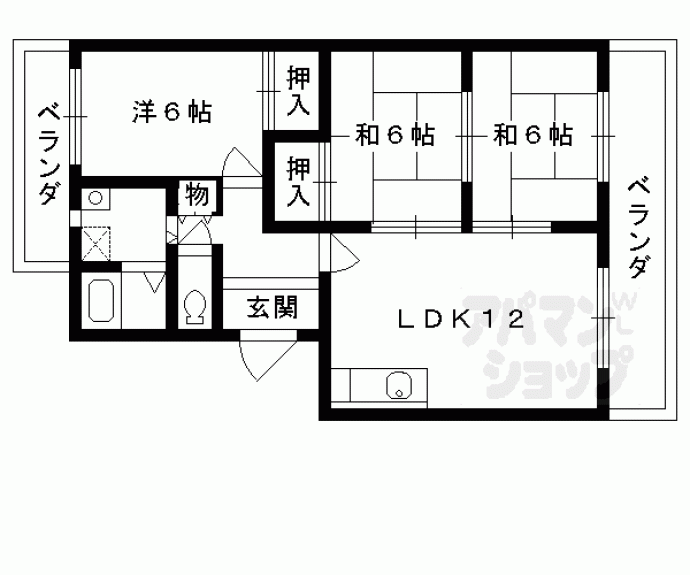 【ファレノ・日野】間取