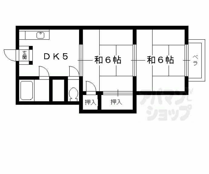 【ハイツ２１Ⅰ・Ⅲ】間取