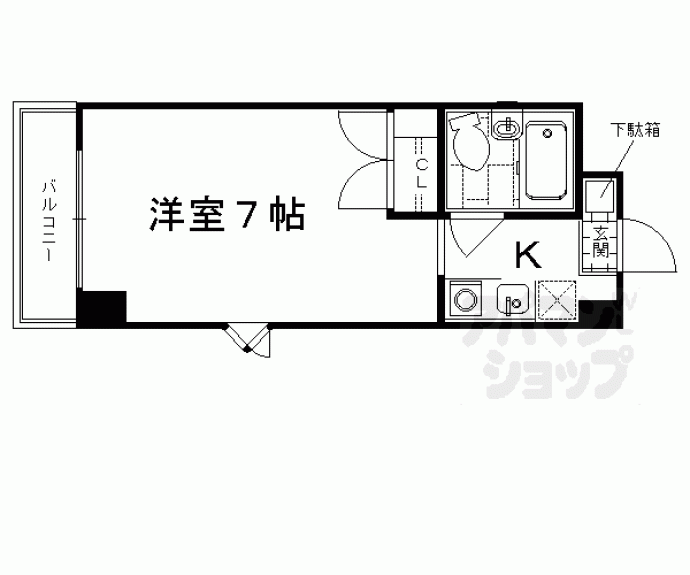 【ヴェルドムール京都】間取