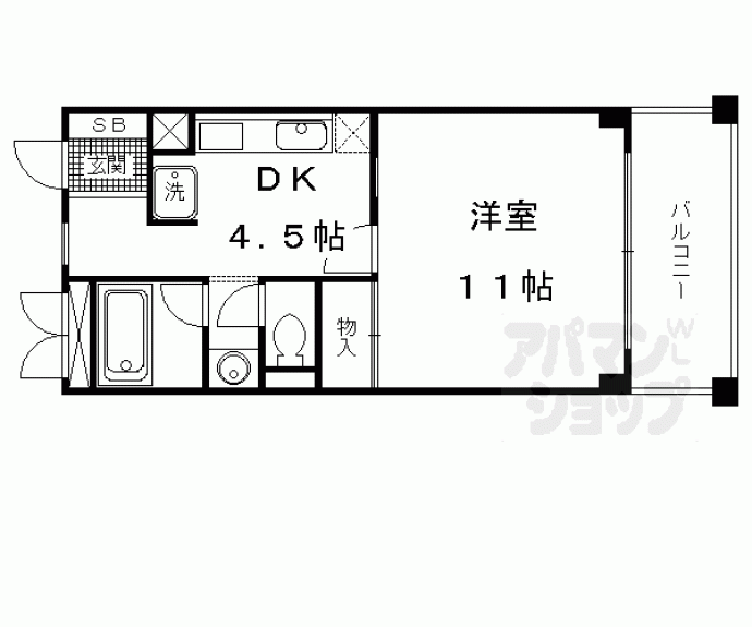 【K&Cプラザ】間取