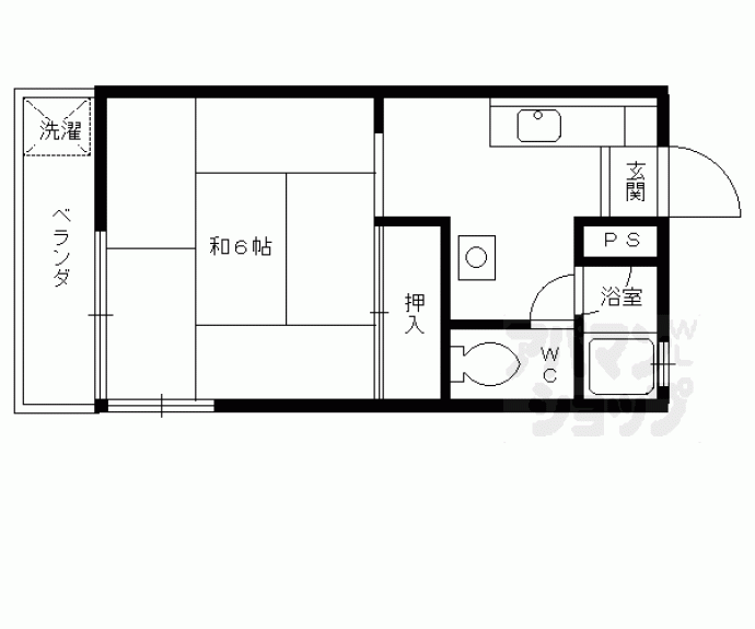 【ハイツ堀ノ内】間取