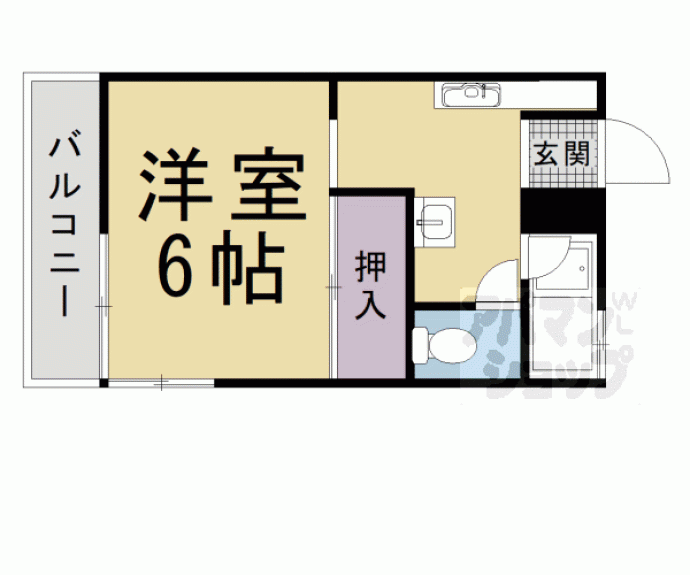 【ハイツ堀ノ内】間取