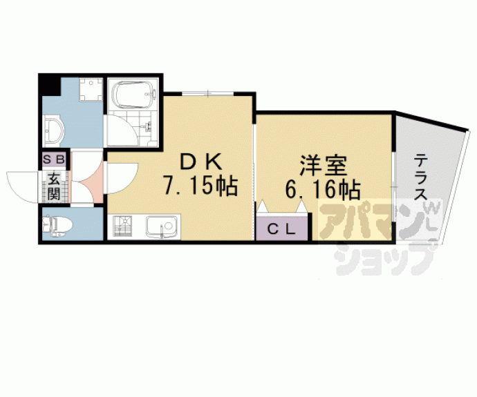 【円町レジデンスⅠ】間取