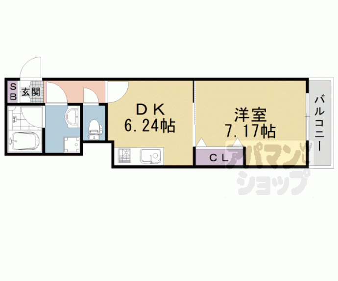 【円町レジデンスⅠ】間取