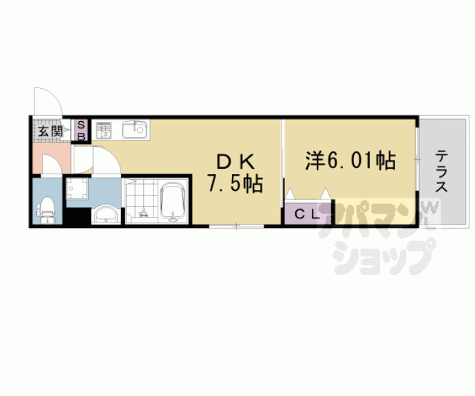【円町レジデンスⅡ】間取