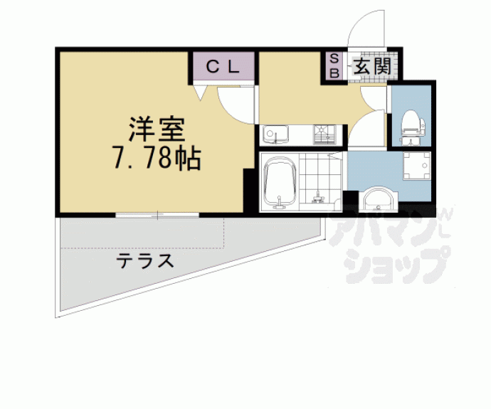 【円町レジデンスⅡ】間取