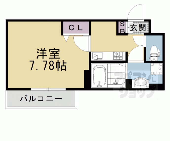 【円町レジデンスⅡ】間取