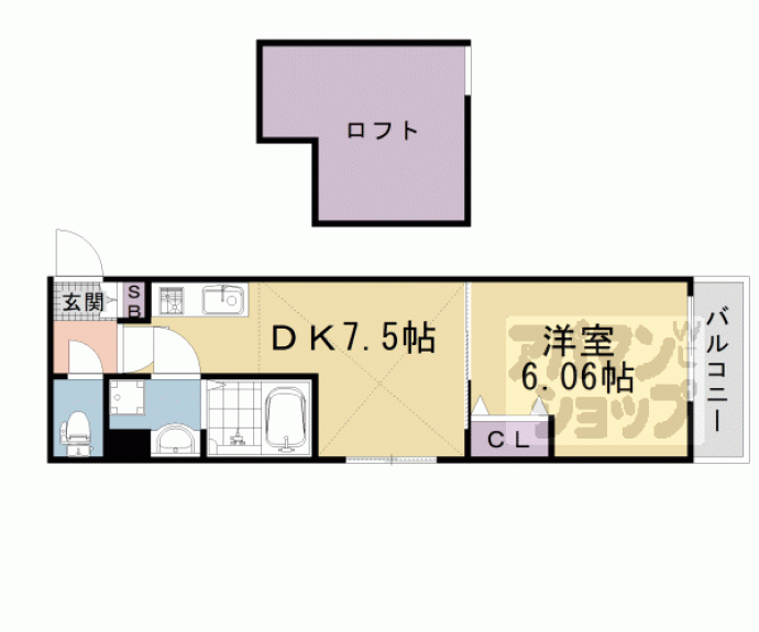 【円町レジデンスⅡ】間取