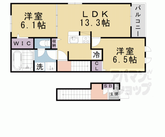 【ベラーノ　Ⅱ】間取