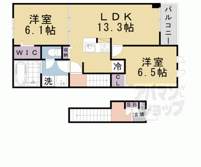 【ベラーノ　Ⅱ】間取