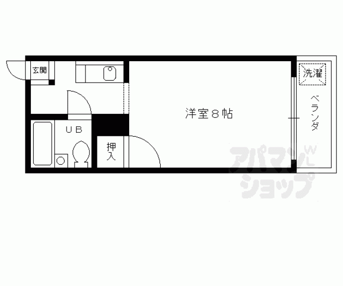 【コーポボンジュール】間取