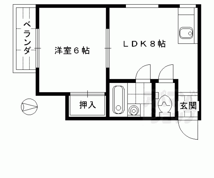 【プチメゾンK・T】間取