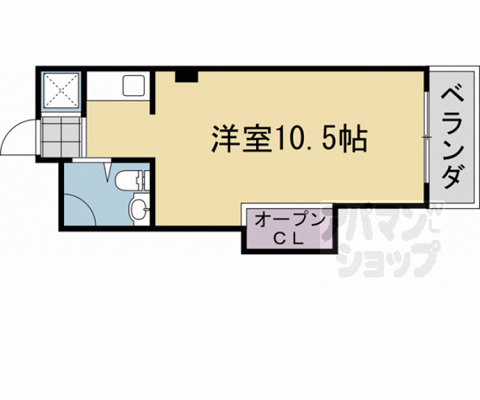 【長岡京市開田3丁目マンション】間取