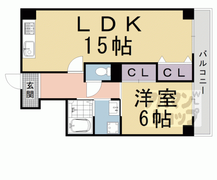 【富士マンションⅡ】間取
