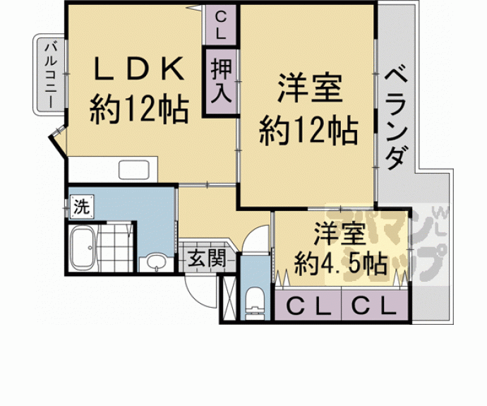 【ハーモニータカノ】間取