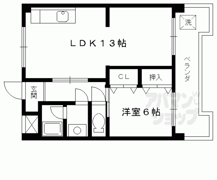 【メロディタカノ】間取