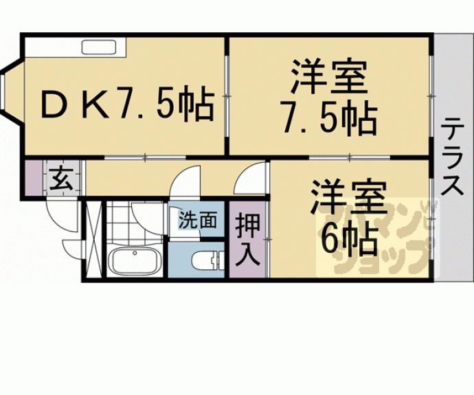 【メゾンアーバンスコープ】間取