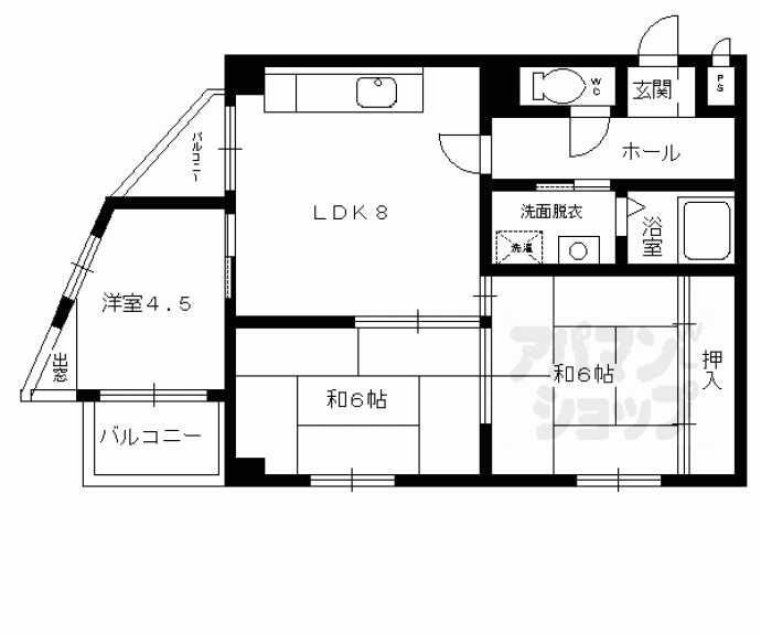 【シェモア19】間取