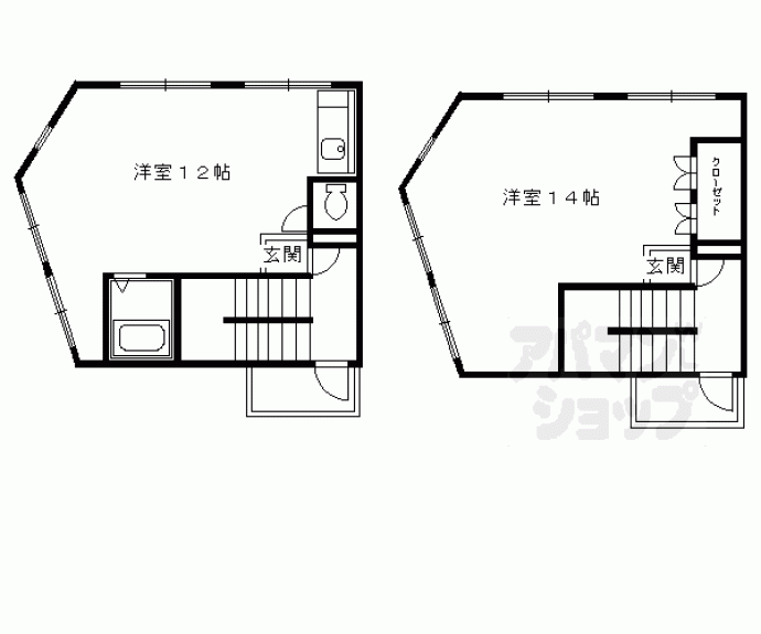 【角田ビル】間取