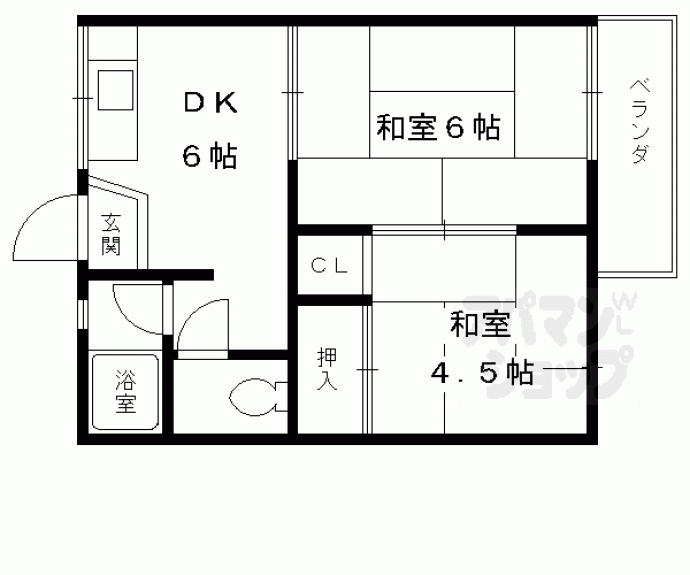 【ガーデンハイツ安井】間取