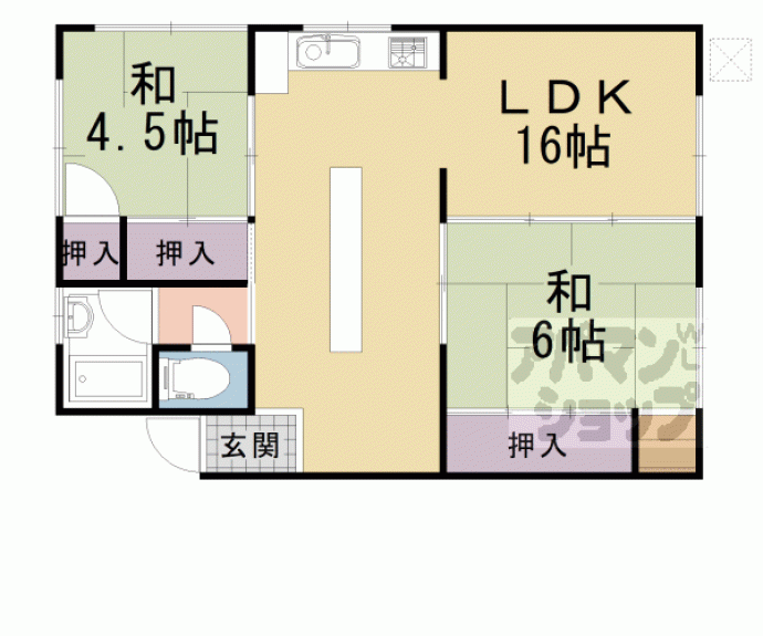 【コーポ安田】間取