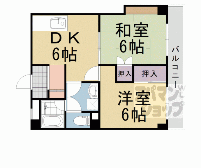 【シャトー小西】間取