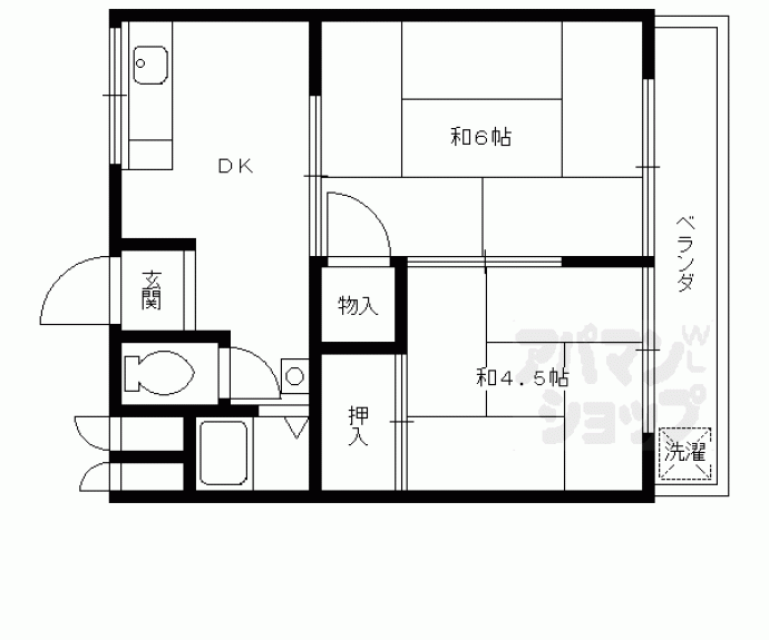 【中野ハイツ】間取