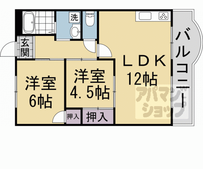【岡崎グランドハイツ】間取