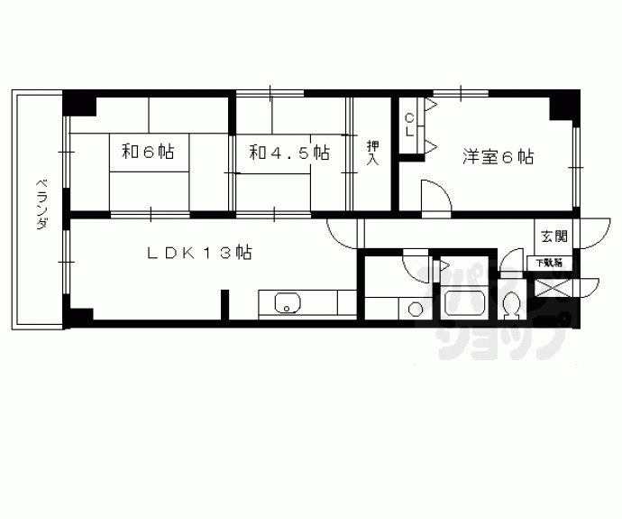 【グリーンスカイ藤】間取