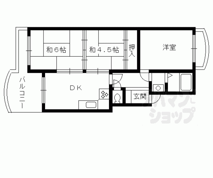 【北前田マンション】間取