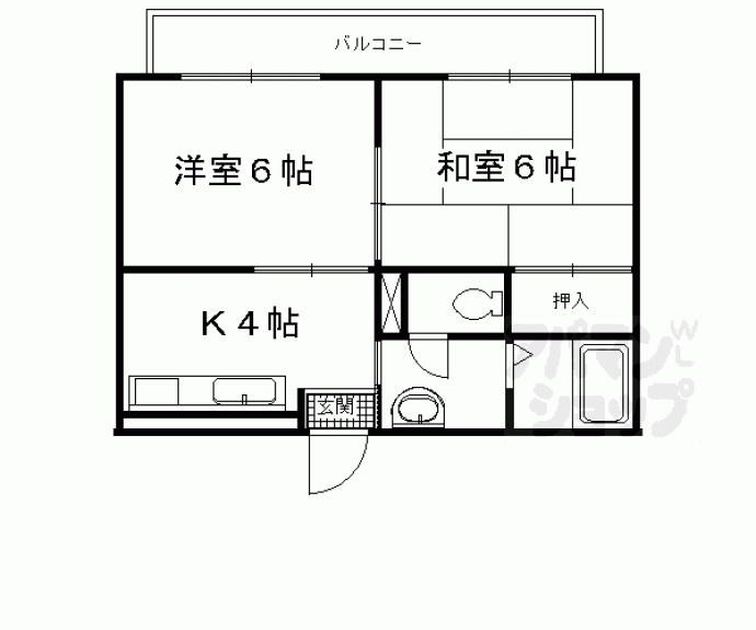 【ハイツイースト】間取