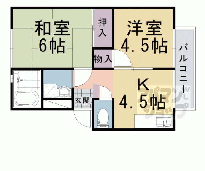 【サンライフウィンディア】間取
