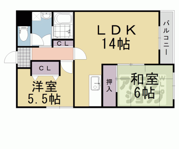【グレースヒル幸】間取