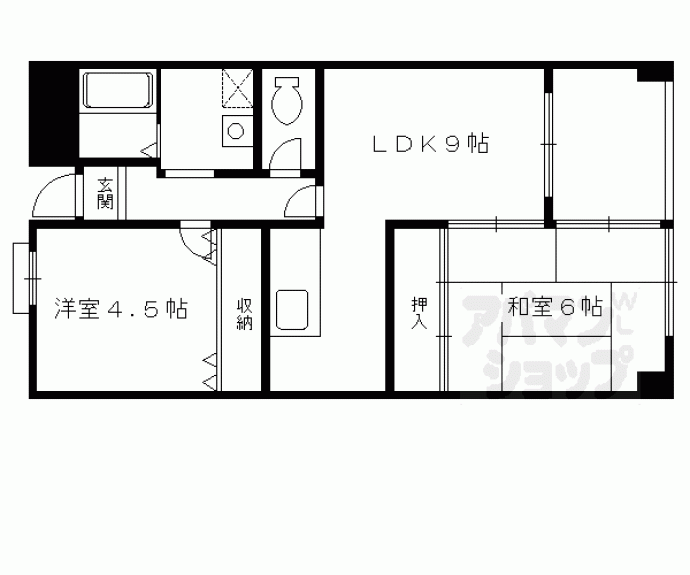 【クレアジオーネ伏見】間取