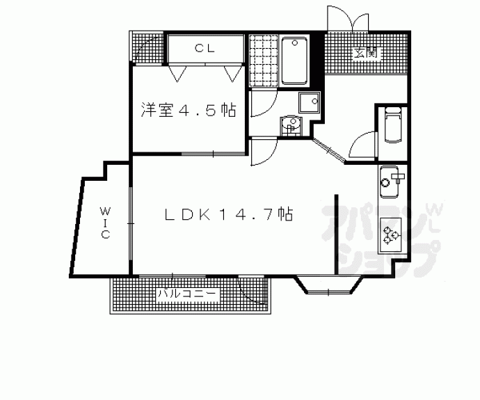 【ハイツテラオパートⅡ】間取
