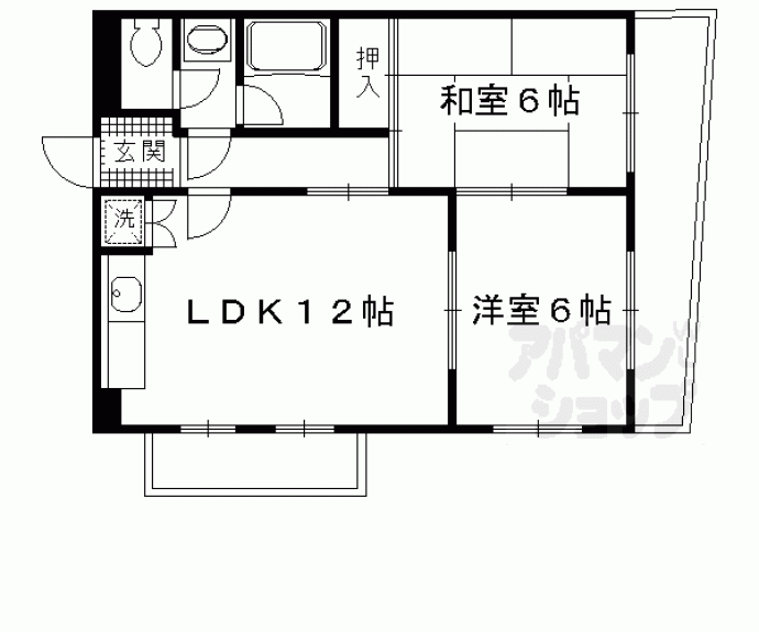 【サンシュロス】間取